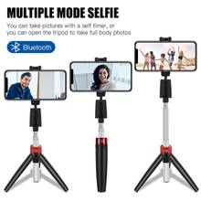 Bastão de selfie com bluetooth, tripé rotativo 360 ° com controle sem fio para iphone 11, samsung, huawei e xiaomi 2024 - compre barato