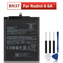 Bateria de substituição bn37, baterias para telefone xiaomi mi redmi6 redmi 6 redmi 6a 3000mah 2024 - compre barato