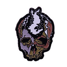 Broche de calavera de sabiduría, insignia de conocimiento de loco, ¡equipa este pin de perspicacia y ayuda a otro cazador! 2024 - compra barato