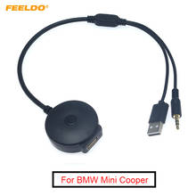 FEELDO-módulo receptor inalámbrico con Bluetooth para coche, 5 piezas, conector AUX de 3,5mm y adaptador de música USB, Cable auxiliar para BMW Mini Cooper Kit # AM6260 2024 - compra barato