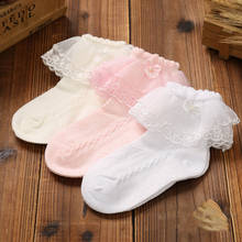 2020 New Fashion Kids Baby Girls Lace Ruffle Frilly Ankle Socks Princess Short Tutu Cotton Socks Spring Summer Party Short Socks 2024 - buy cheap