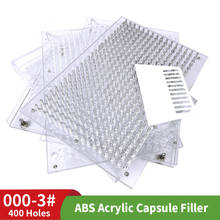 COMOPEZ 0 # 1 # 00 # 400-Hole Capsule Plate Capsule Shell Filling Plate Filling Powder Filler Manual Filling Tool 2024 - buy cheap