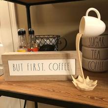 Caneca de café 3d suspensa, xícara de café criativa com suporte de resina para decoração decorativa de casa estéreo copo de café vazado 2024 - compre barato