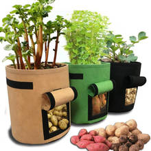 3 size Plant Grow Bags home garden Potato pot greenhouse Vegetable Growing Bags Moisturizing jardin Vertical Garden Bag seedling 2024 - buy cheap