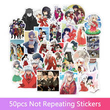 50pcs Cartoon Anime Inuyasha Sticker Waterproof Suitcase DIY Laptop Guitar Skateboard Toy Lovely Sticker 2024 - buy cheap