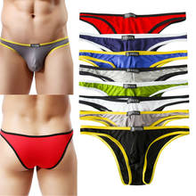 Mens Briefs Modal Soft Sexy Mens Underwear Briefs Low Rise Breathable Underpants Bikini Briefs Panties T-back Thongs Bulge Pouch 2024 - buy cheap