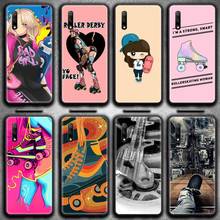 Roller skates skating girl Phone Case for Huawei Honor 30 20 10 9 8 8x 8c v30 Lite view 7A pro 2024 - buy cheap