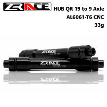 ZRACE QR 15mm HUB Convert to 9mm Axle Adapter for MTB and Road Front Hub Bicycle Wheel Hubs CNC Process Tube Shaft 2024 - buy cheap