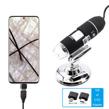 SANHOOII 1000x / 1600x LED USB Digital Microscope Endoscope Camera Microscopio for Mobile Phone Repairing Hair Skin Inspection 2024 - купить недорого