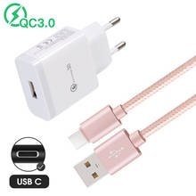 Fast Charging USB Charger For Samsung A12 A32 A51 A71 A50 A20 A30s A40 S8 S9 S10 S20 Note 8 9 10 Type C USB Quick Charger Cable 2024 - buy cheap