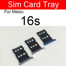 For Meizu 16S New Tested Sim Card Holder Tray Card Slot For Meizu 16 S Sim Card Holder Replacement Parts 2024 - buy cheap