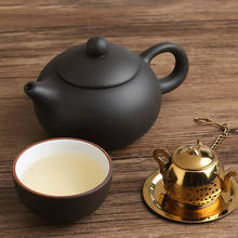 Infusor de chá em aço inoxidável, infusor de chá com filtro de ervas para cozinha, acessório de bola de chá 2024 - compre barato