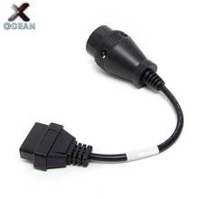 10 шт. для Ивеко 38 Pin ODB OBD2 Диагностический кабель адаптер для 16Pin OBDII разъем автомобильный диагностический инструмент для Ивеко 38Pin ODB2 кабель 2024 - купить недорого