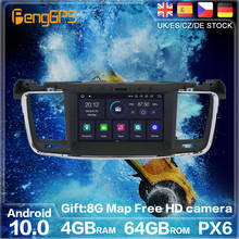 Reproductor Multimedia con Android 10 y navegación GPS para Peugeot, autorradio estéreo 2Din con DVD, CD de coche, 64G, PX6, para Peugeot 508 1 2011 2018 2024 - compra barato