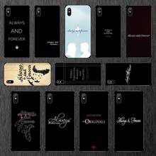 The Vampire Diaries Always And Forever Phone Case for iPhone 11 12 pro MINI XS MAX 8 7 6 6S Plus X 5S SE 2020 XR 2024 - buy cheap