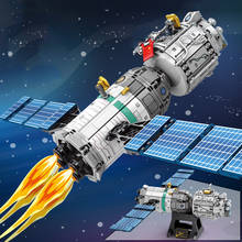 Ciudad Creativa serie aeroespacial Expedition space shuttle Astronaut figuras DIY modelo de bloques de construcción juguetes regalos 2024 - compra barato