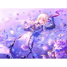 5D DIY Diamond Painting Violet Evergarden Anime Diamond Embroidery Sale Cross Stitch Mosaic Home Decorative 2024 - buy cheap