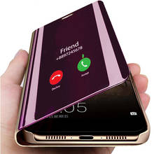 Smart Mirror Phone Case For Samsung Galaxy S10 S9 S8 Plus S10E A6 A8 A7 2018 Note 10 9 A10 A30 A40 A50 A60 A70 M10 M20 M30 Cover 2024 - buy cheap