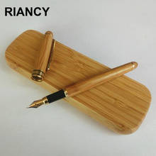 Bamboo Luxury Fountain pen ink pen nib 0.5mm Stationery Penna stilografica Writing Pocket Pens Caneta Stylo plume 03880 2024 - buy cheap
