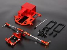 CNC Alloy Symmetric Steering System with Battery Case for 1/5 HPI Rovan Baja 5B 5T 5SC 2024 - buy cheap