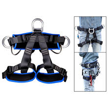 Climbing Harness Belt for Fire  High Altitude School Assignment Caving Rock Climbing Rappelling Equipment  Protect 2024 - buy cheap