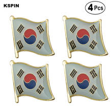 South Korea Flag Pin Lapel Pin Badge  Brooch Icons 4pcs 2024 - buy cheap