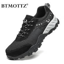 Summer Men Sneakers Outdoor Mesh Men Climbing Hiking Shoes Breathable Men's Casual Shoes Lightweight Walking Trainers Zapatillas 2024 - buy cheap