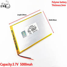 Batería de iones de litio de 3,7 V,5000mAH, 3090140 (batería de iones de litio de polímero) para tableta pc de 7 pulgadas, 8 pulgadas y 9 pulgadas 2024 - compra barato