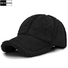 [NORTHWOOD] New Fashion Brand Winter Baseball Cap Women Men Thick Solid Warm Dad Hat Casquette Femme Gorra Snapback Cap 2024 - buy cheap