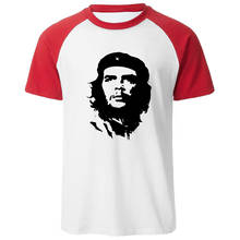 Лето 2020, хип-хоп, Che Guevara Hero, мужские футболки, реглан, короткий рукав, 100% хлопок, топ, модный принт, мужские футболки, хип-хоп топы 2024 - купить недорого