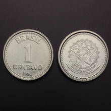 Brasil 1 cruzeiro 1986 100% moedas originais reais de coleção unc moedas genuínas 2024 - compre barato