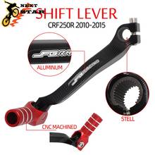 Motorcycle CNC Aluminum Folding Shifter Shift Pedal Lever Anti-fall For HONDA CRF250R CRF 250R 250 R 2010 2011 2012 2013-2015 2024 - buy cheap