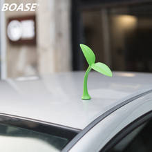 Adesivos de carro 3 d, adorável, criativo, verde saídas pu material personalidade engraçado, decoração de carro, novo 2018 2024 - compre barato