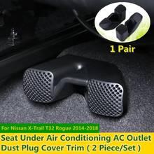 Plastic Seat Under Air Conditioning AC Outlet Dust Plug Cover Trim For Nissan Qashqai J11 2014 2015 2016 2017 2018 2024 - buy cheap