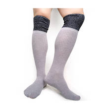 Knee High Mens Formal Dress Suit Stocking Good Quality Brand Male Sexy Socks Patchwork Long Socks Cotton Breathable Socks 2024 - buy cheap