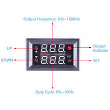 Módulo de condução 15a, módulo de condução 1hz-160khz pwm módulo ajustável de frequência de pulso display de led 2024 - compre barato