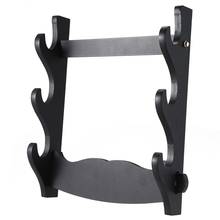 3 Tier Wall Mount Samurai Sword Katana Holder Stand Hanger Bracket Rack Display 2024 - buy cheap