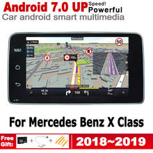 Автомобильный проигрыватель на Android для Mercedes Benz X Class 2018 2019 NTG оригинальный стиль 2 Din HD экран Авторадио Bluetooth gps навигация карта 2024 - купить недорого