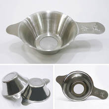 Infusor de chá de aço inoxidável, filtro de malha fina reutilizável para chá, acessórios de cozinha, utensílios de funil, 1 peça 2024 - compre barato