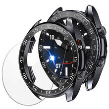 3pcs for samsung galaxy watch 3 45mm 41mm case + bezel ring + screen protector for galaxy watch 3 Tempered Glass tpu case bezel 2024 - buy cheap