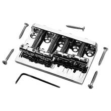 Ponte de baixo 4 cordas para fender, ponte dura estilo jazz bass pb jb 2024 - compre barato