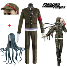 Anime Danganronpa V3: Killing Harmony Korekiyo Shinguji, traje de Cosplay, uniforme escolar, Shinguji Korekiyo, peluca de pelo para Cosplay 2024 - compra barato