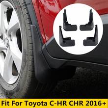 Yimaautotrims Front And Rear Mud Guard Mudguards Splash Flaps Cover Kit Fit For Toyota C-HR CHR 2016 2017 2018 2019 2020 2024 - buy cheap