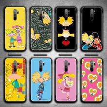 Engraçado dos desenhos animados hey arnold helga amor caso de telefone para redmi 9a 8a 7 6 6a nota 9 8t pro max redmi 9 k20 k30 pro 2024 - compre barato