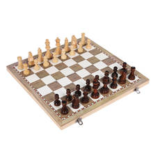 Деревянный Шахматный набор 3 в 1, шахматный набор, шахматный набор для путешествий, деревянная шахматная игра, деревянные шахматные фигуры, складная шахматная доска, I3 2024 - купить недорого