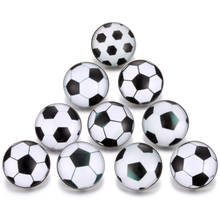 10pcs/lot Sports Snap Jewelry Football Team 18mm Round glass cabochon snap buttons for snap jewelry Bracelets 2024 - buy cheap