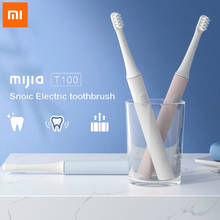 Xiaomi-cepillo de dientes eléctrico Mijia T100 para adulto, Dispositivo ultrasónico impermeable, automático, recargable por USB, para casa inteligente 2024 - compra barato