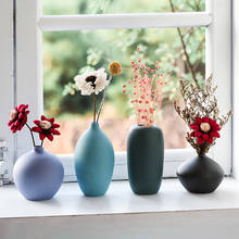 Japanese Style Flower Vase Colorful Ceramic Mini Artificial Flower Container Minimalist Desktop Ornament Home Decoration Craft 2024 - buy cheap