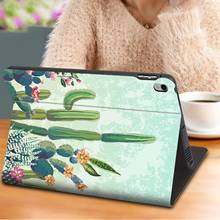 Funda para ipad 2nd/3rd/4/5/9,7 6th air 2 ", Mini 1/2/3/4/5 7,9", 7th 2019 10,2 ", funda ipad Air 3/Pro 10,5 11 pulgadas-Acuarela Cactus 2024 - compra barato