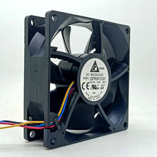 Delta-ventilador de gran volumen 8025 12V QFR0812UH, servidor de ordenador, CPU, PWM, controlado por temperatura, 8cm 2024 - compra barato